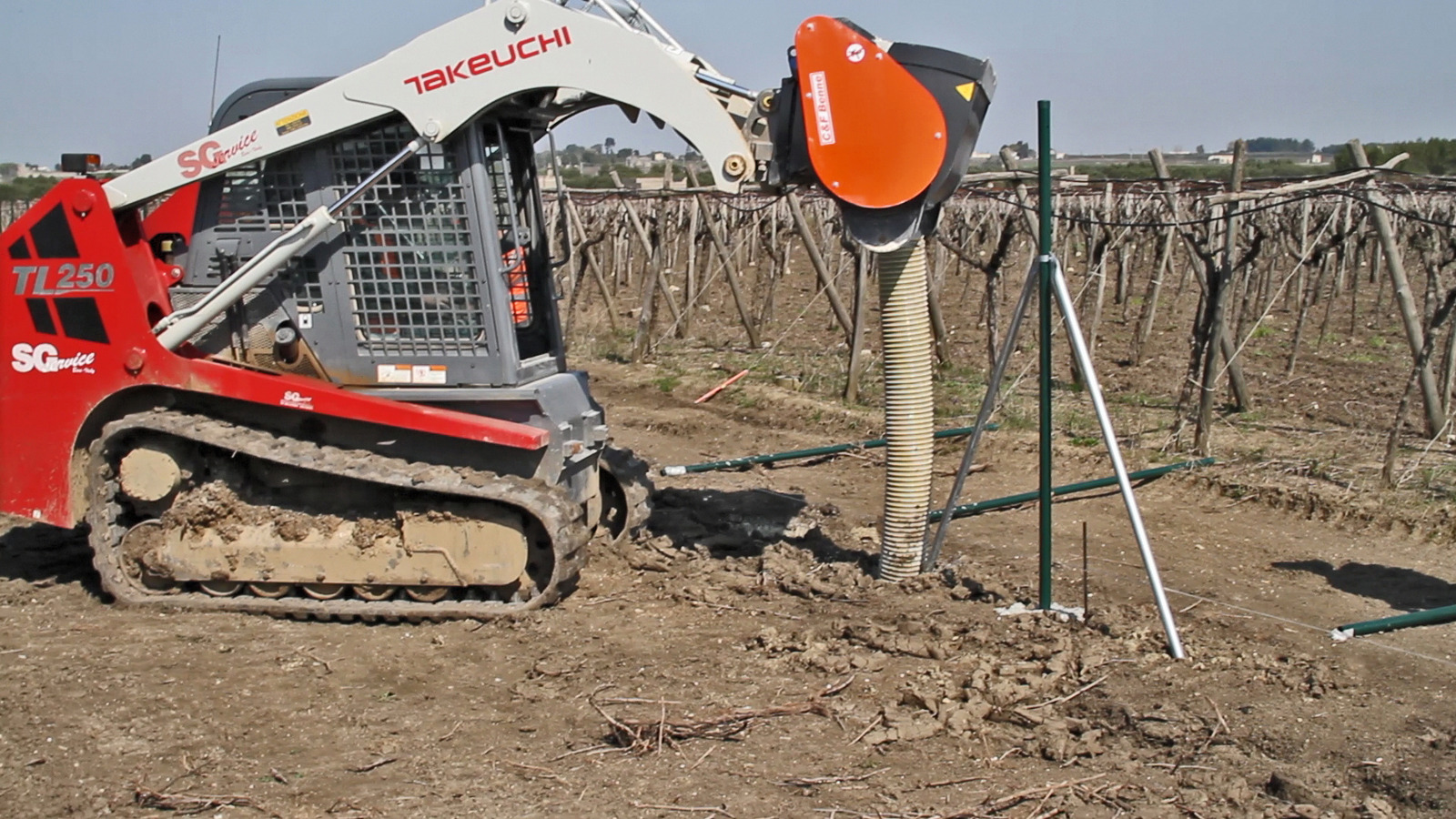 260 L Concrete mixer bucket for SkidSteer