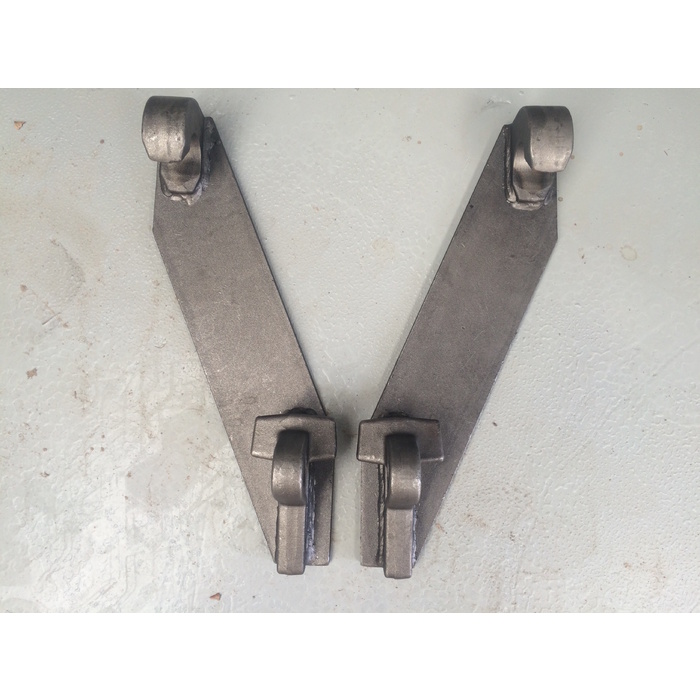 Euro hitch Weld on  attachment  mounting hooks